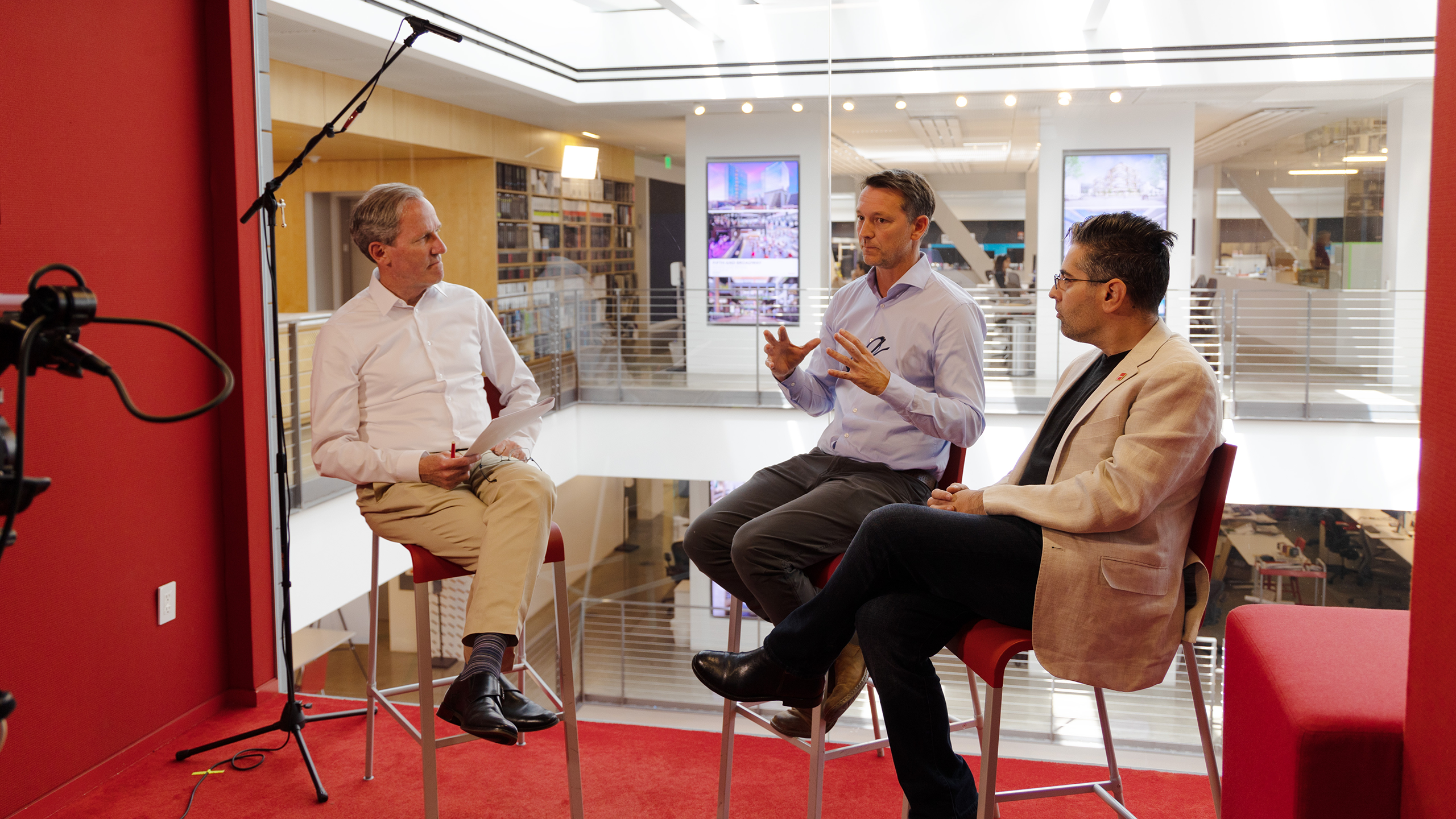 Anthony Brower and Dylan Jones interview at Gensler Los Angeles office